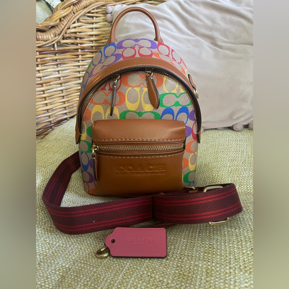 EUC Coach Retail Mini Backpack - Picture 5 of 6